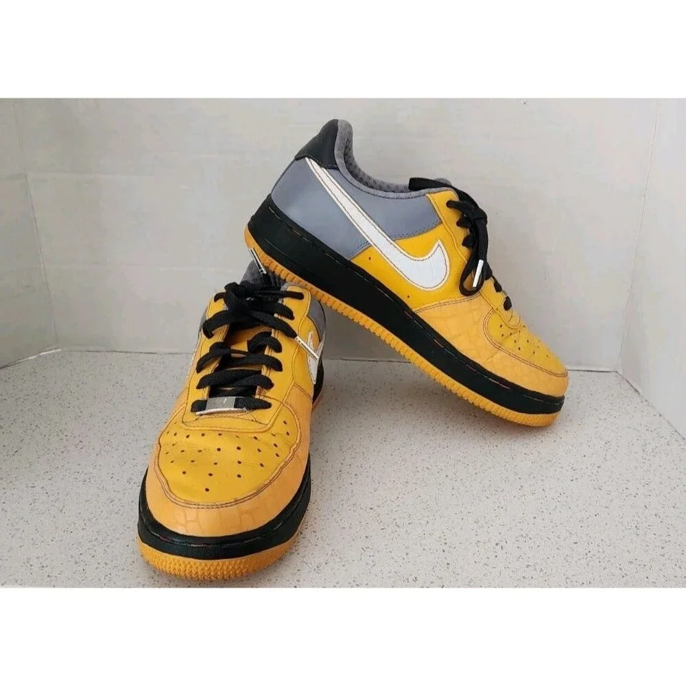 Nike Air Force XXV 315517-711 Yellow/Gray/White SZ 7Y